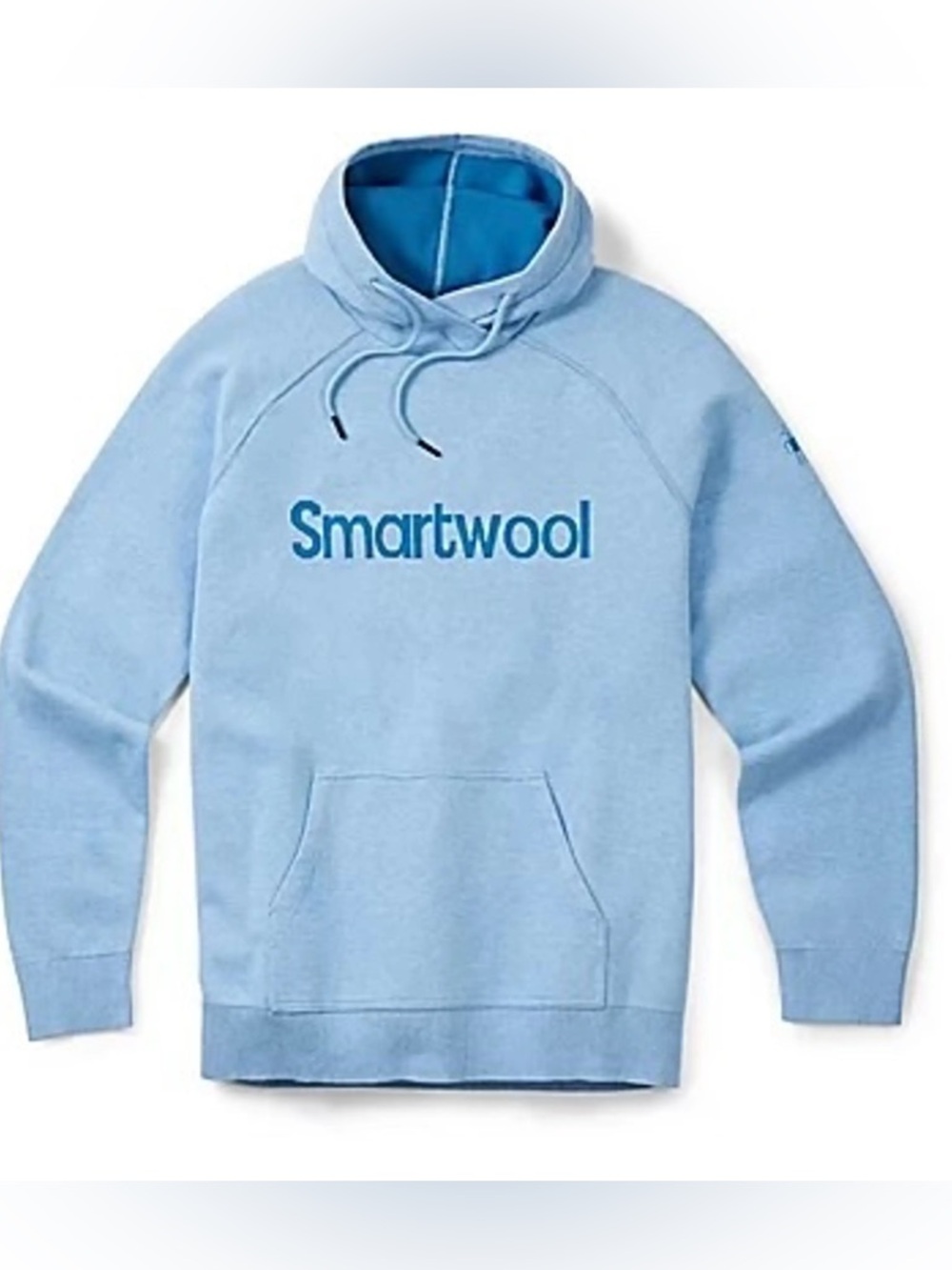Smartwool Merino Cotton Logo Hoodie Blue Size Medium